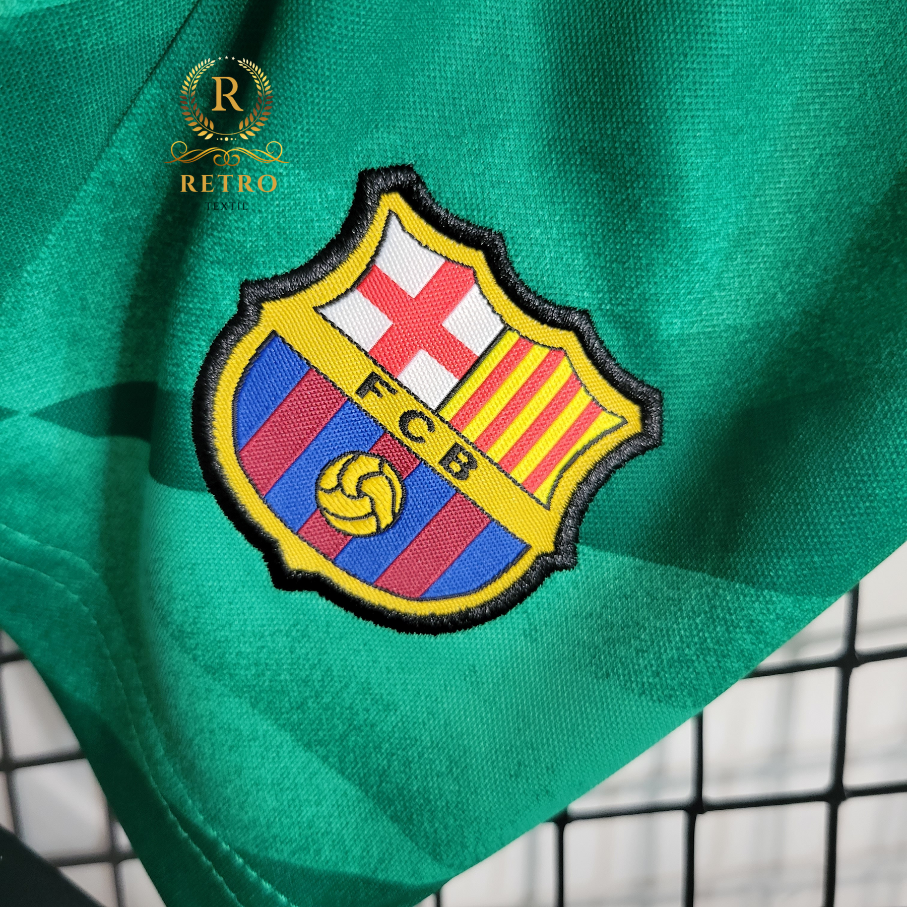 Camiseta de Portero Barcelona 2023/2024 Verde Niño Kit -  Camisetasdefutbolshop